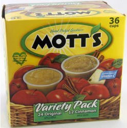 Alternative view of Motts Applesauce