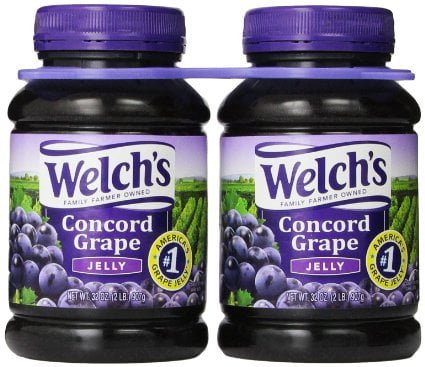 Plaque En Métal Publicitaire Rétro Welch's Grape Jelly - Décoration Murale 30x20cm, Neuve