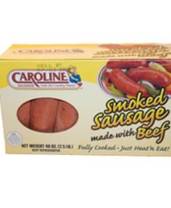 Alternative view of Caroline Beef Sausage 2.5lb